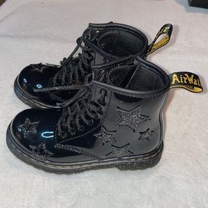 Girls Glitter Dr Martens